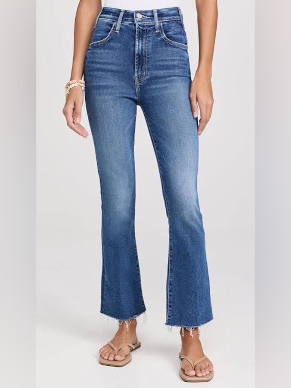 MOTHER The Hustler Ankle Fray Jeans